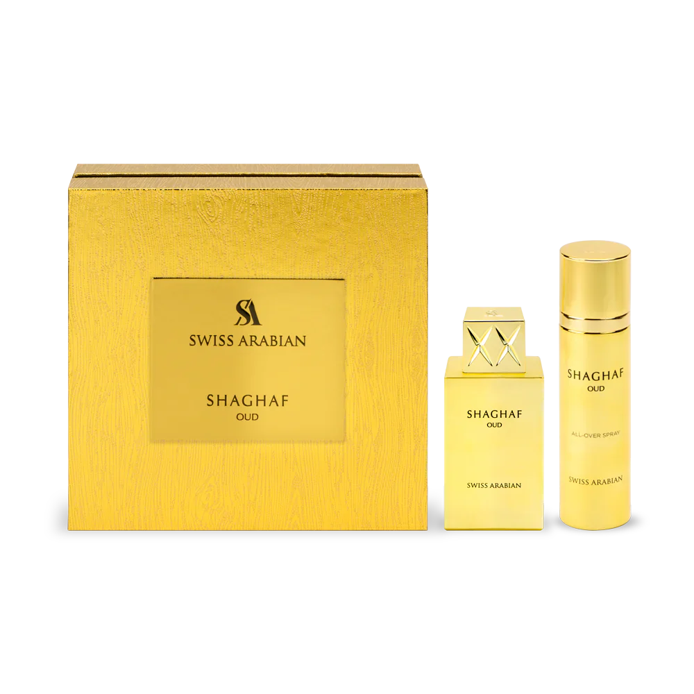 SHAGHAF OUD EAU DE PARFUM + BODY SPRAY GIFT SET